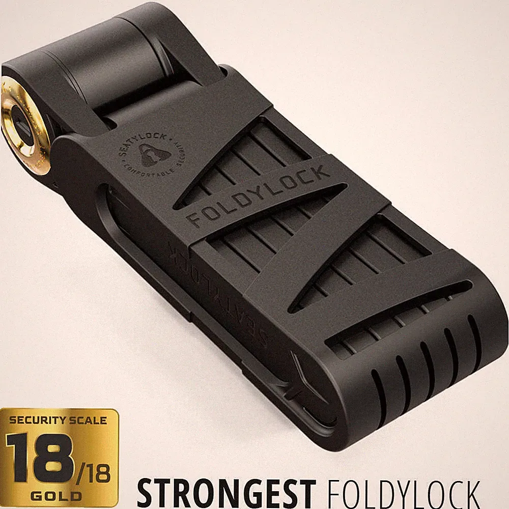 Compact Bicycle Lock - Foldylock Forever