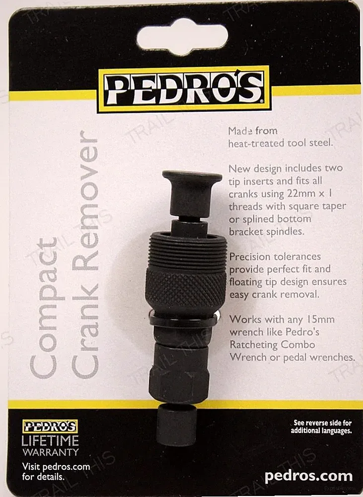Pedro's Compact Bicycle Crank Puller / Remover Tool fits Square Taper / Splined